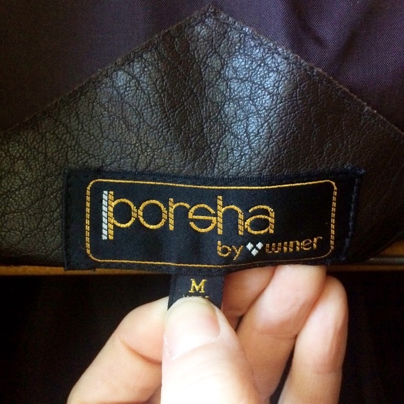 VTG 80’s Vegan Bomber/Members Only Style Jacket - Picture 4 of 5